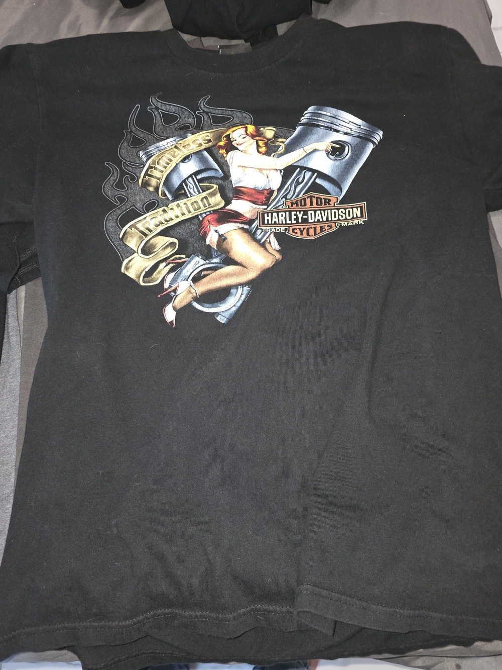 Harley Graphic Tees (LOT 13 SHIRTS) MENS LARGE - Picture 4 of 9